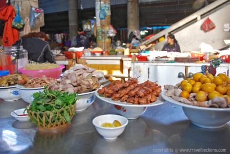 Breakfast at Sapa Town market
