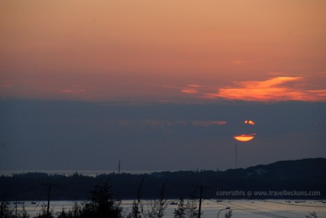Sunrise at Mui Ne red sand dunes